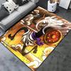Alfombra de Monkey D Luffy para Sala de Estar, Dormitorio, Decoración de Sofá del Hogar, Alfombrilla Antideslizante para Jugar Niños