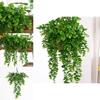Artificial Plant Wall Hanging With 25 Eucalyptus Citriodora Leaves For Home Decor And Photography Props