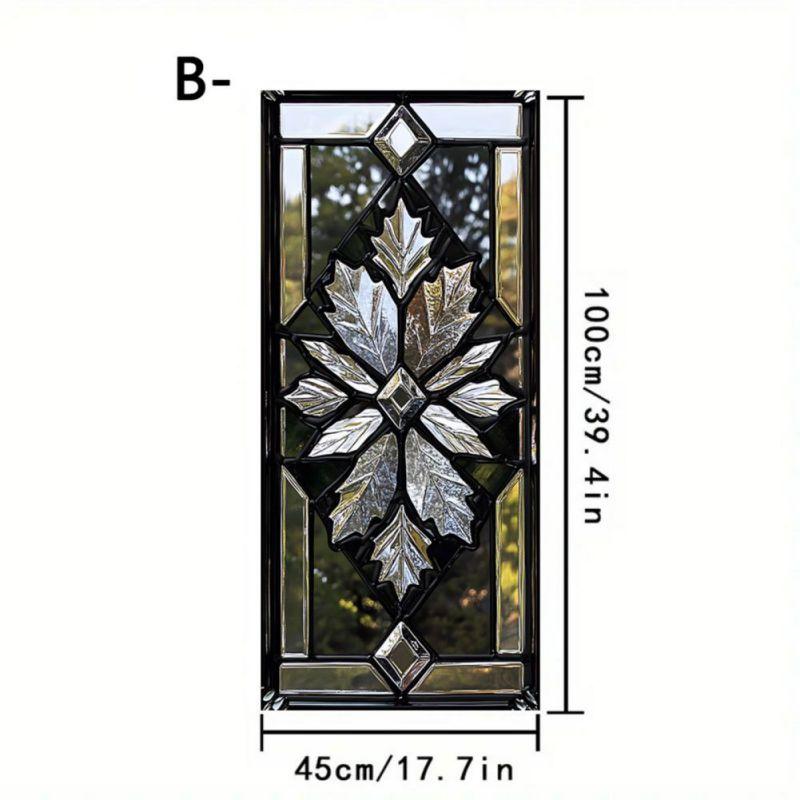 45*100cm Electrostatic Glass Sticker UV Blackout Decorative Window Stickers