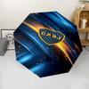 Club Atlético Boca Juniors Print Automatic Umbrella, 8 Rib Iron Frame, Plastic Handle, Suitable for Outdoor Travel &Daily , Ideal Gift