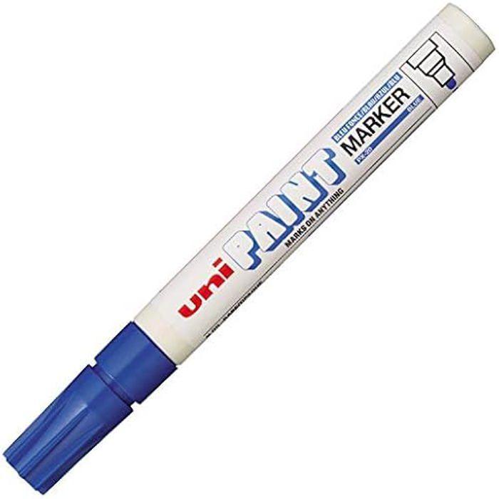 Permanent Oil Paint Marker - UNI-BALL - PX20-BLF - Medium Bullet Tip - Dark Blue - Pack of 12