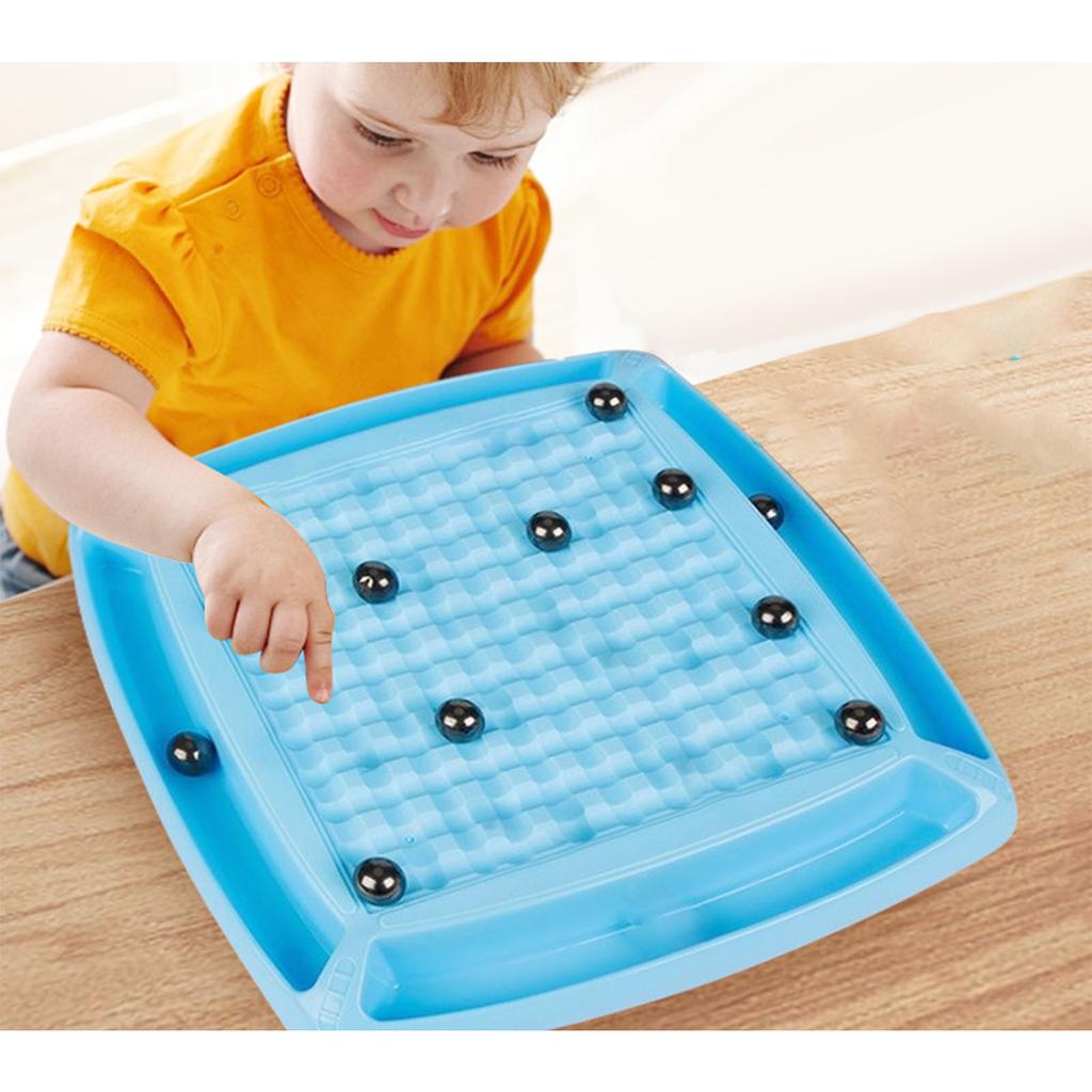 Magnetická indukční šachová hra pro děti Vzdělávací puzzle hračka Interaktivní stolní magnetické šachy