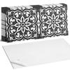 Kafelki Winylowe Samoprzylepne Wzór Kwiatowy Z Ornamentami 10X40X20 Cm