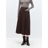 PEACEBIRD Women's Pleated A-Line Midi Skirt