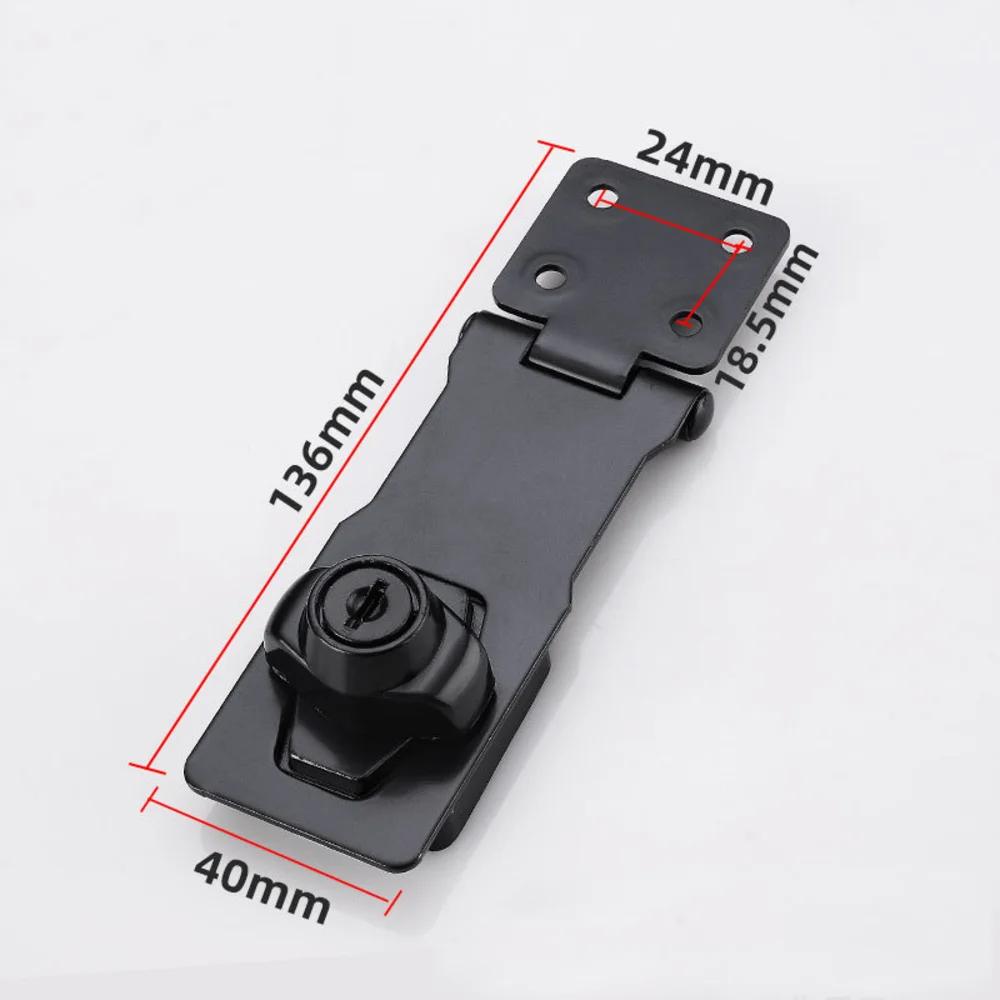 Blocare de înaltă calitate, rezistentă, fără capse, fără perforare, cu blocare dulap dublă cu ușă, încuietoare dulapului de birou, feronerie de securitate