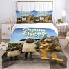 3pcs Sheep, Farm Bedding Set. Soft and Comfortable with No Core Included (1x Duvet Cover + 2x Pillow Covers) Yy251031098