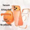 iPhone 17 Pro Max Color-Block Airbag Transparent Magnetic Case - New Anti-Fall Protective Cover