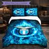Biancheria da letto a tema Lazio FC Set 3 Pezzi Copripiumino Biancheria da letto decorativa per camera da adolescente Decorazione per la casa