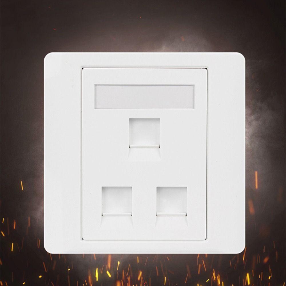 1Pcs CAT5E CAT6 CAT6A CAT7 CAT8 RJ45 Socket Outlet  Home Office Network