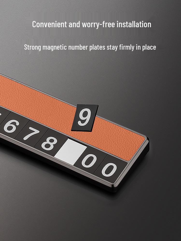 Xiaomi SU/SU Ultra Car Temporary Parking Number Plate - Interior Accessory