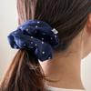 geegee mini star hair scrunchie - navy