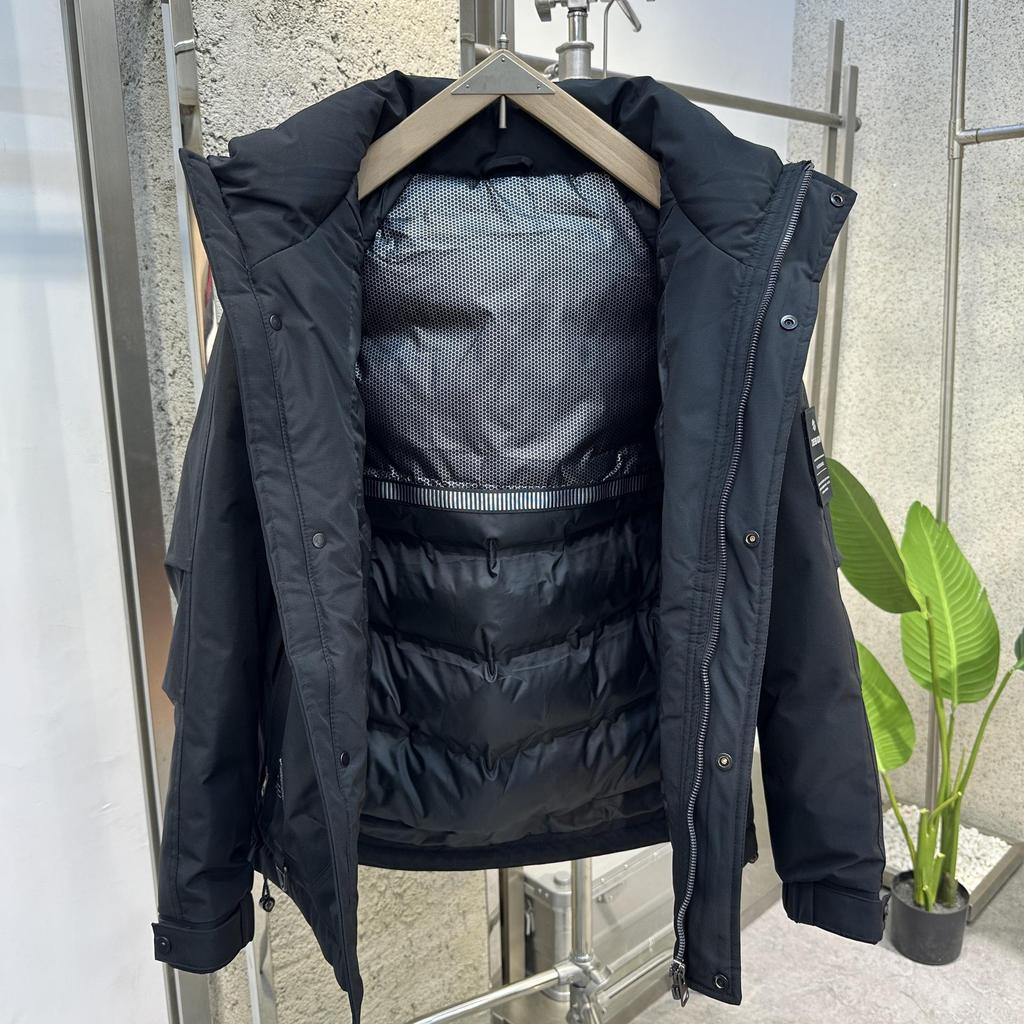 Men's Thick Hooded Down Jacket - Trendy Winter Windbreaker with White Duck Down