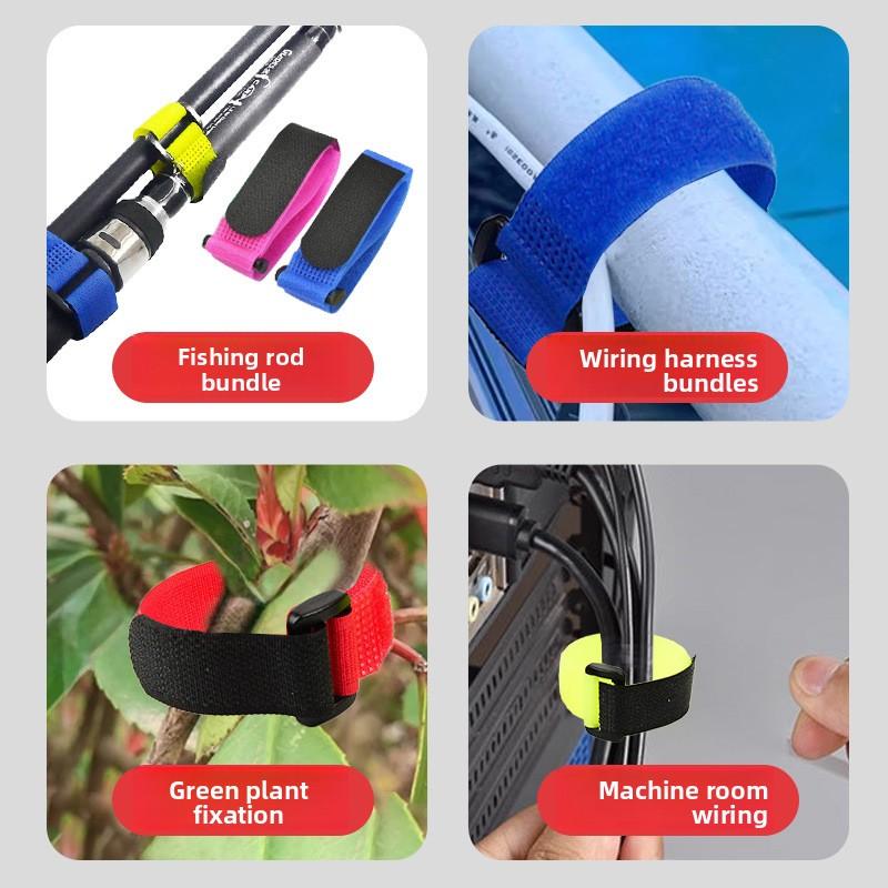 Elastic Velcro Fishing Rod Tie Outdoor Fishing Gear Accessories