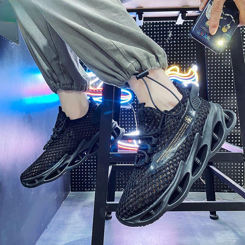 Man Casual Sneaker Shoes For Men Thick Platform White Mesh Athletic Trend 2025 Designer Cheap Promotion Hot Customs Products Gym