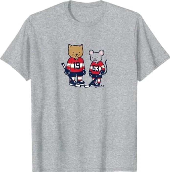 Matthew Tkachuk & Brad Marchand - Cat & Rat - Florida Hockey T-Shirt 2XL