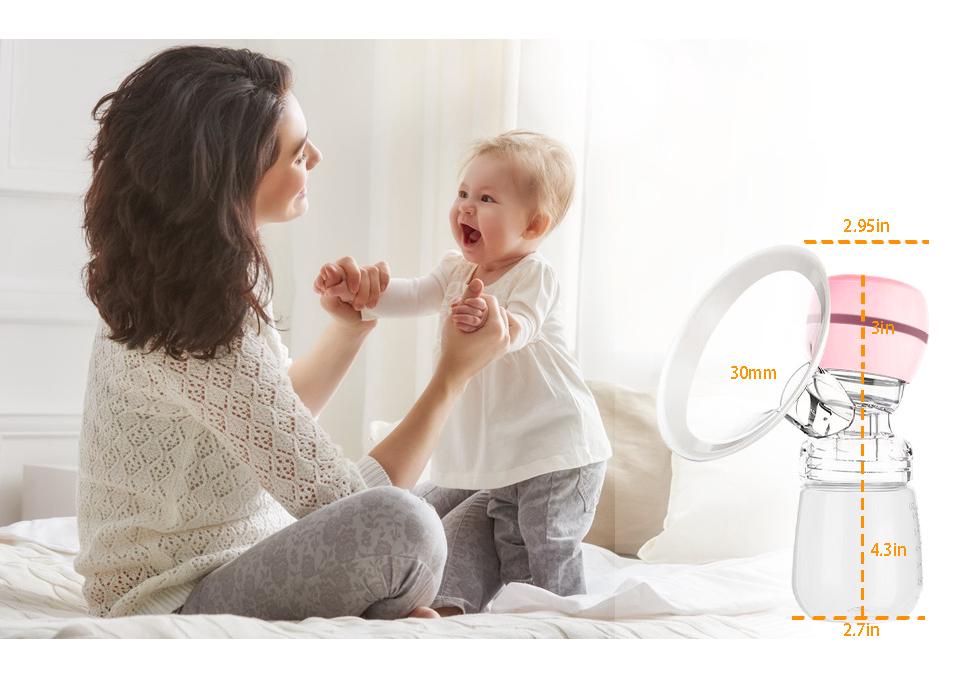 Integrated Electric Breast Pump with Large Suction Power and Intelligent Variable Frequency Massage