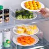 Storage Rack Transparent Layered Fruits Vegetables Space Save Refrigerator Shelf