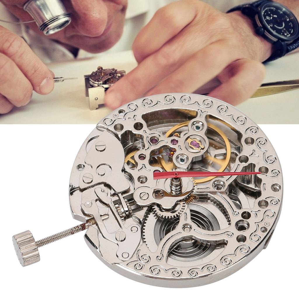 2807 Hollow Mechanical Watch Movement Replacement Watch Movement Accessory Parts
