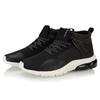 Li-Ning Comfortable Casual Mid-Top Running Shoes Women Sneakers Black White AGCP288-1