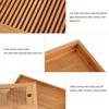 Acogedor Tea Tea Made of Stylish Tea Water Storage 27 14 3cm Tray, Plate, Board, Bamboo, Utensils, Type,