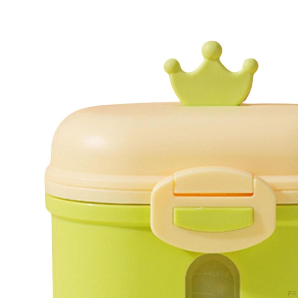 Formula Dispenser Container Milk Powder Food Storage Box for Bedroom