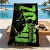 Custom Name Zoro Theme Stylish printed beach towel,a quick-drying, absorbent mat suitable for the beach, pool, gym, and travel fans gift