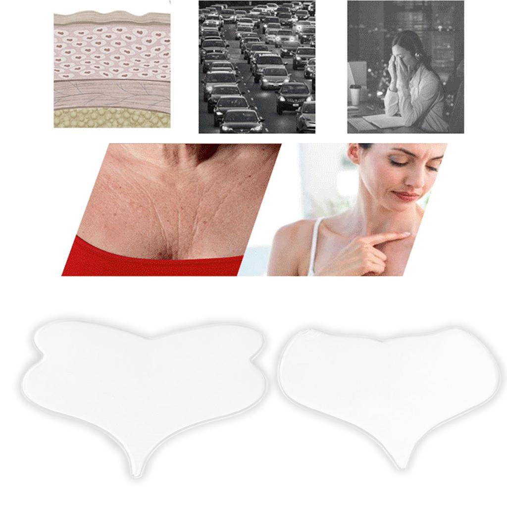 Chest Wrinkle Pads Sleeping Reusable Firming Beauty T Shaped Silicone Chest Wrinkle Patches