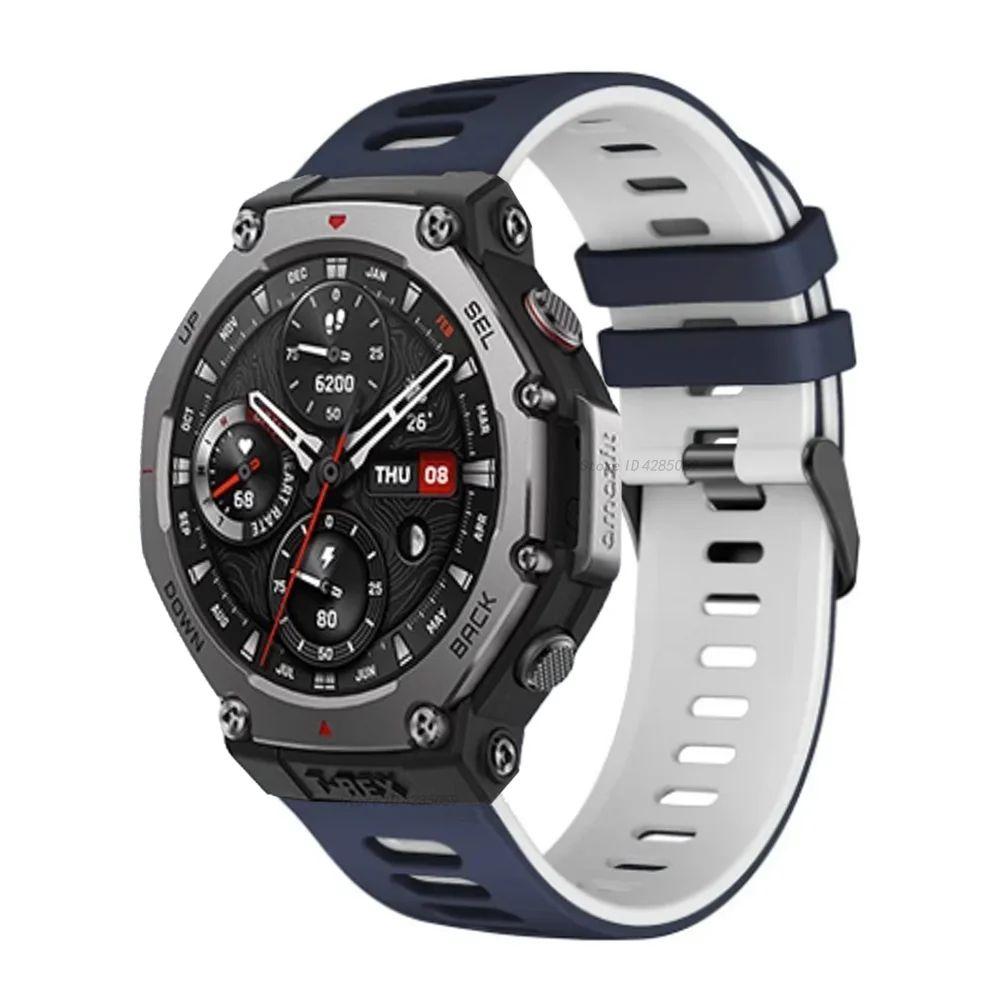 Sportovní řemínek pro chytré hodinky Amazfit T-Rex 3 Měkký prodyšný silikonový náramek pro Huami Amazfit T Rex 3 Řemínek