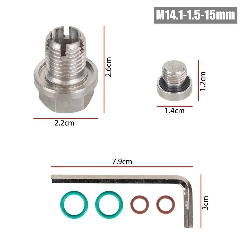 O-Ring Gasket Thread Repair Kit Stainless Steel Self Tapping Plug  Vehicle Maintenance