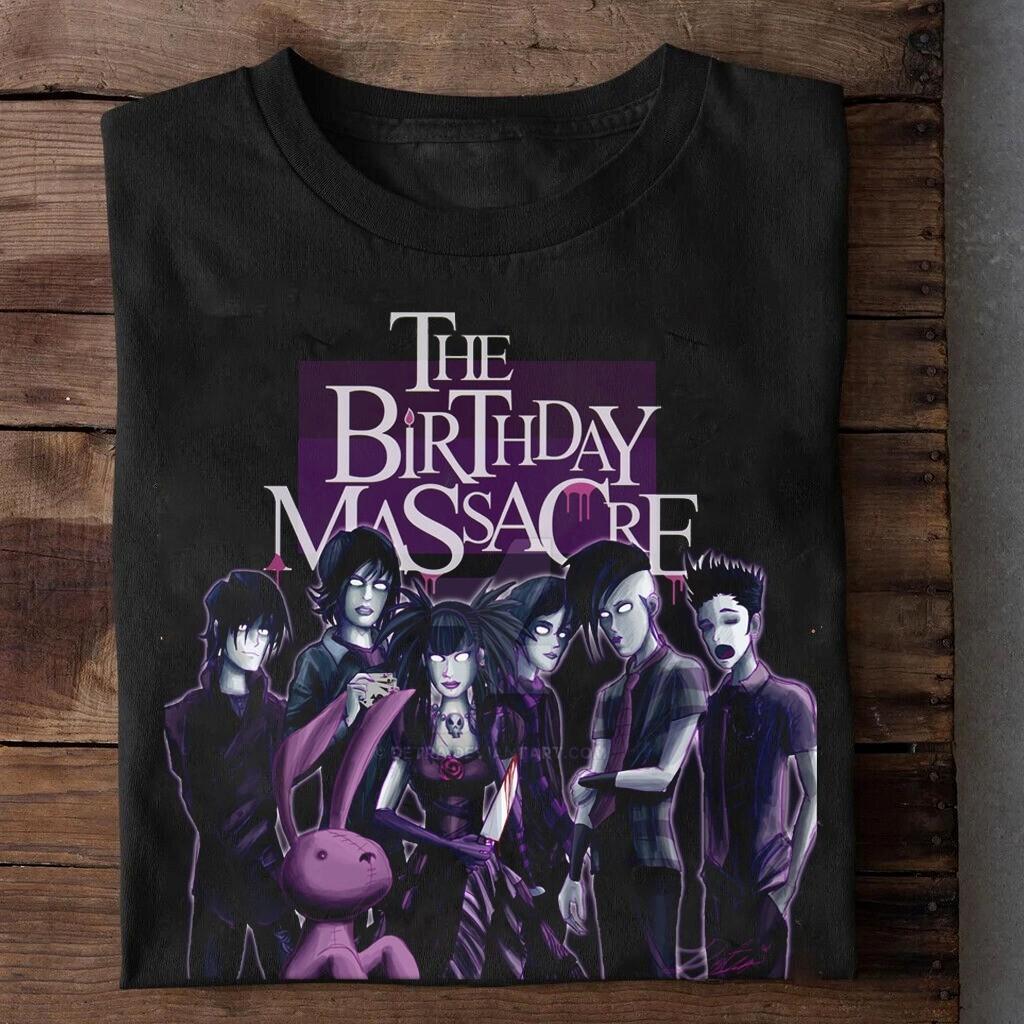 

NEW The Birthday Massacre Short Sleeve Black All Size T-Shirt Unisex T-Shirt XXXXL
