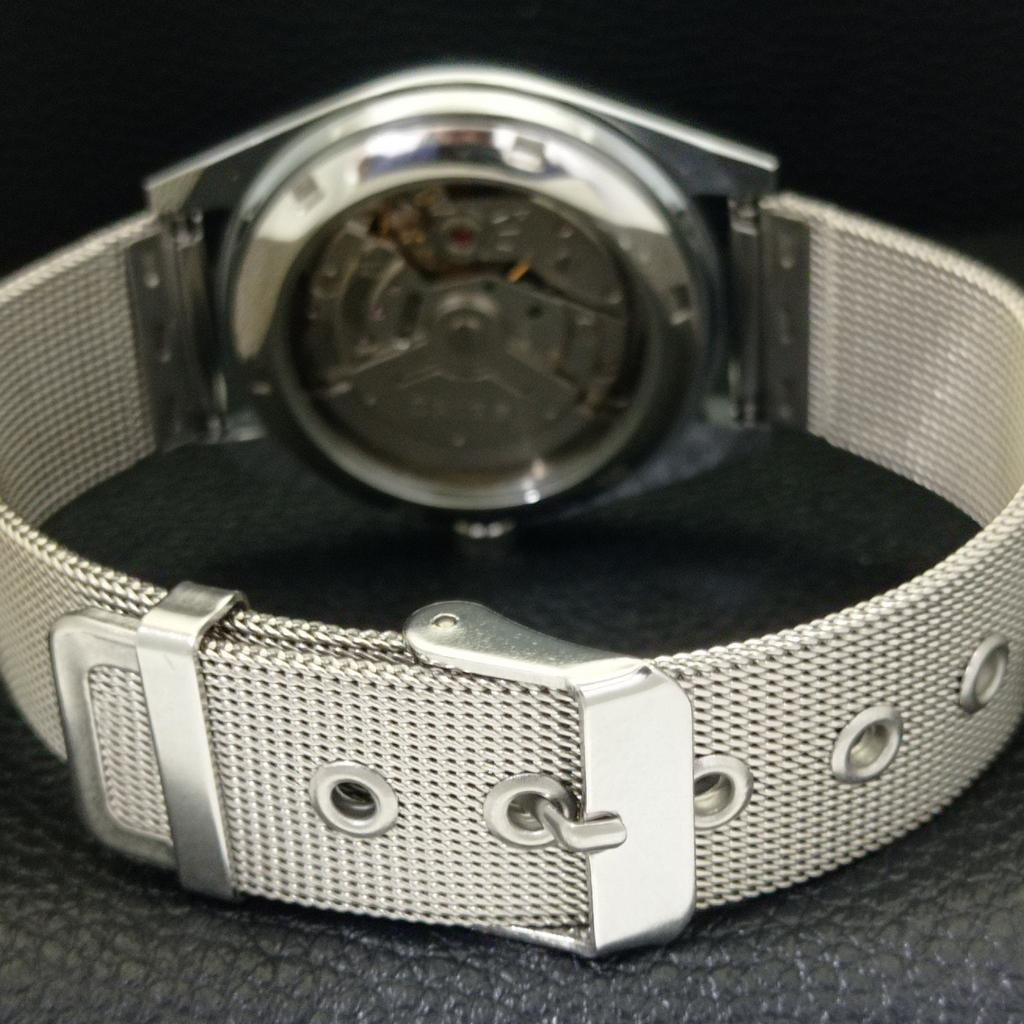 AUTOMATIC VINTAGE REFURBISHED SEIKO 5 6309A JAPAN MENS SILVER WATCH A440726-4 Sk-a440726