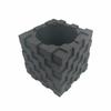 Ornaments 3D Printed Cube Flower Pot Building Block Style Creative Succulent Plant Pot Vase Home Decoration Bookshelf
