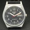 REFURBISHED VINTAGE SEIKO 5 AUTOMATIC JAPAN MENS BLACK DIAL WATCH a435114-2 R122-a435114