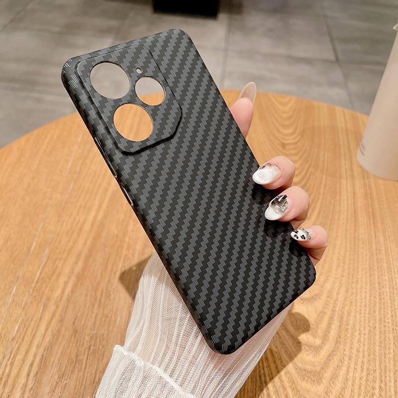 Original Funda For OPPO Realme Gt Neo 7 Gt5 Pro Case Carbon Fiber Pattern Matte Hard Cover For Realme Gt6 Gt7 Pro Bumper