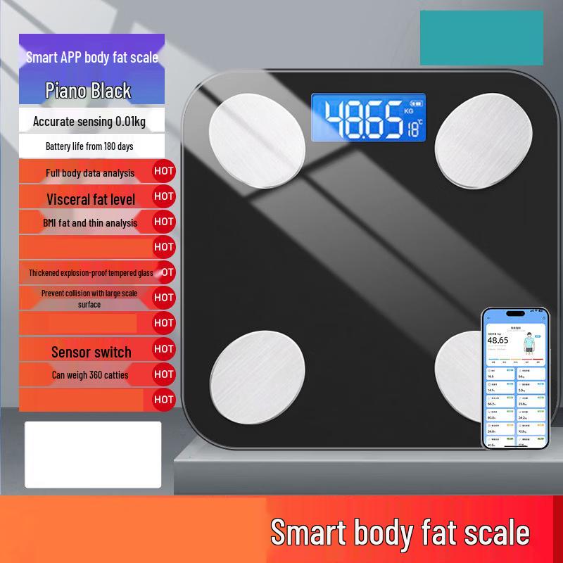 ZISIZ Smart Rechargeable Body Fat Scale