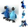 Adorable 30cm Rio Movie Plush Toy Parrot Bird Stuffed Animal Doll Perfect For Kids