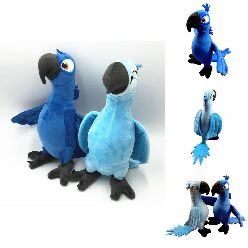 Adorable 30cm Rio Movie Plush Toy Parrot Bird Stuffed Animal Doll Perfect For Kids