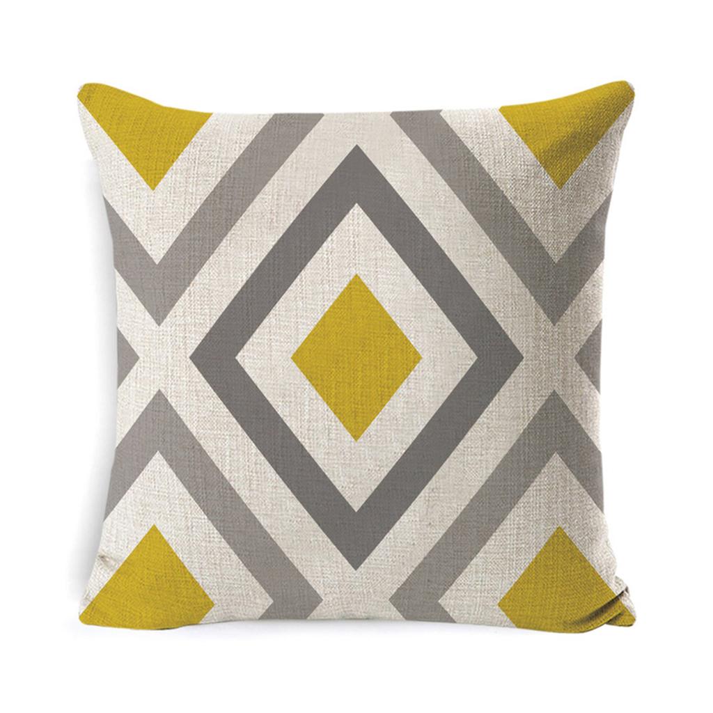 No Fading And No Fraying Geometric Pattern Cushion Cover Decoration Choice Home Decor Cushion Pillow