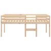 Vidaxl Letto Alto, 80X200 Cm, Legno Massello di Pino