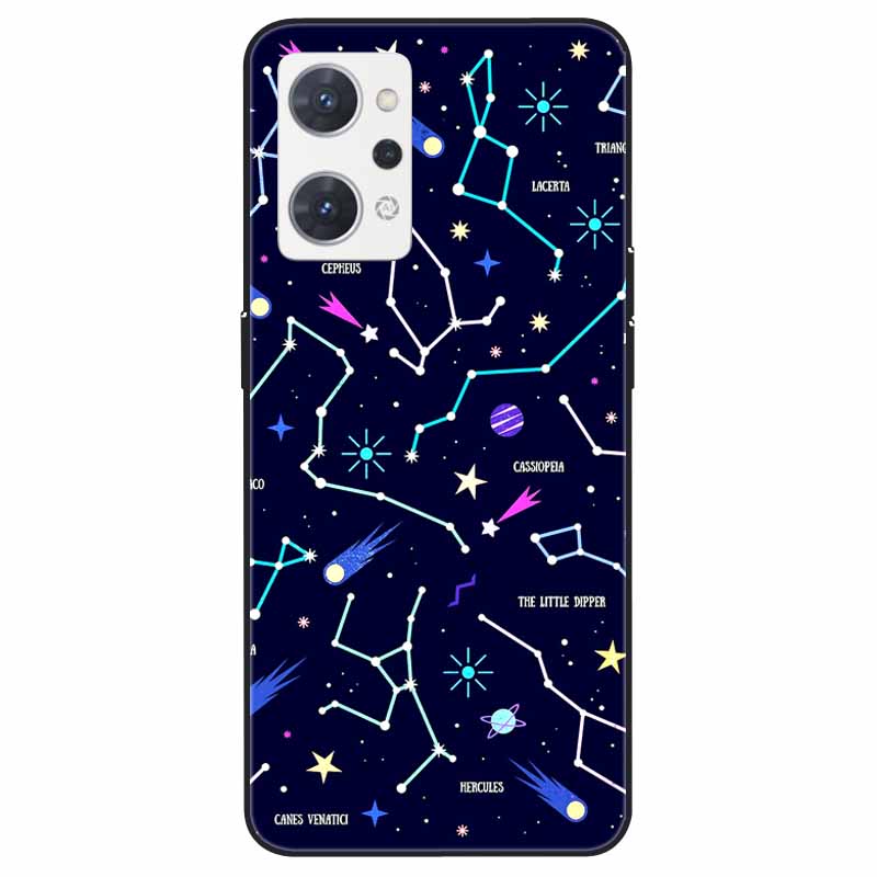 For OPPO Reno 9A 7A Case Soft TPU Fashion Marble Silicone Bumper Covers for OPPO Reno 9 A 5G CPH2523 Reno7A Protector Reno9 A