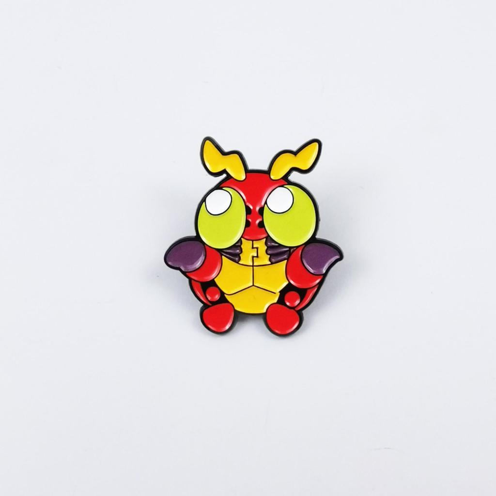 Digimon Cute Elf Metal Brooch: Cartoon Backpack & Clothing Accessory Badge