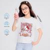 Girls' Sweet Cartoon Print Short Sleeve T-Shirt