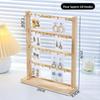 Jewelry Keychain Earrings Pendant Display Stand Solid Wood Trinket Hanger Hook Premium Sense Stall Store Counter