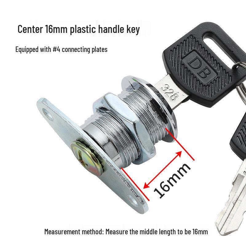 Sheet Metal File Cabinet Lock - Core Security for Employee Storage, Door, Mailbox, and Locker Cabinets