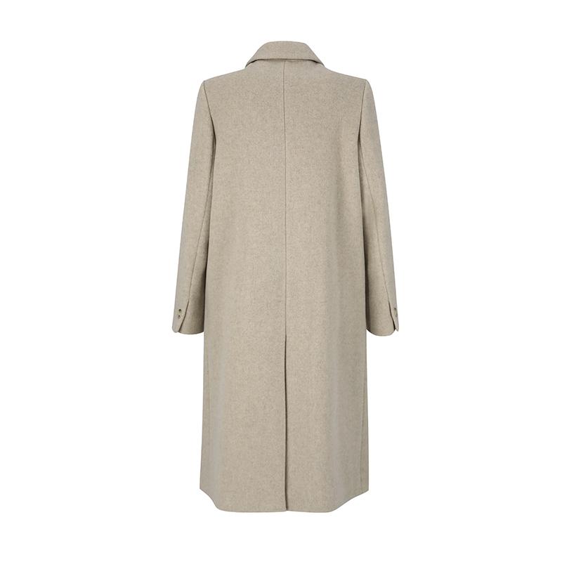 Soup Tailored Collar Wool Long Coat (Szbhcm0)