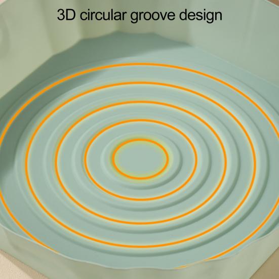 Grilovací deska Rovnoměrné nahřívání Nepřilnavá Olejivzdorná 3D odvodňovací drážka Dvouuchá rukojeť Silikonová izolační podložka pod tác pro jídelnu