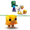 LEGO Minecraft 21582 Poule Chevauchée - Jeu de Construction pour Garçon ou Fille dès 9 ans