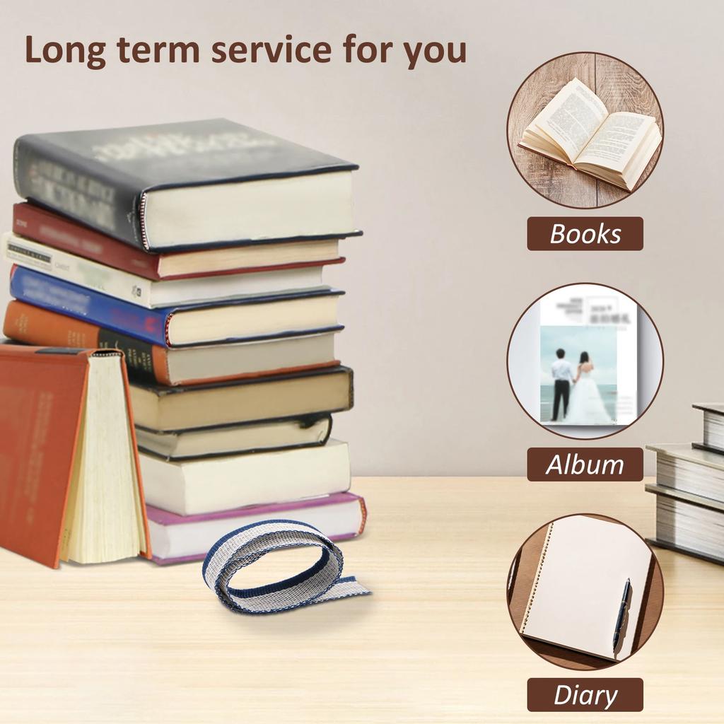 24 Color Book Headband Binding Kit 11.8 Inch Book Binding Headbands Endbands for Different Books Bind Cloth Art Binding Supplies