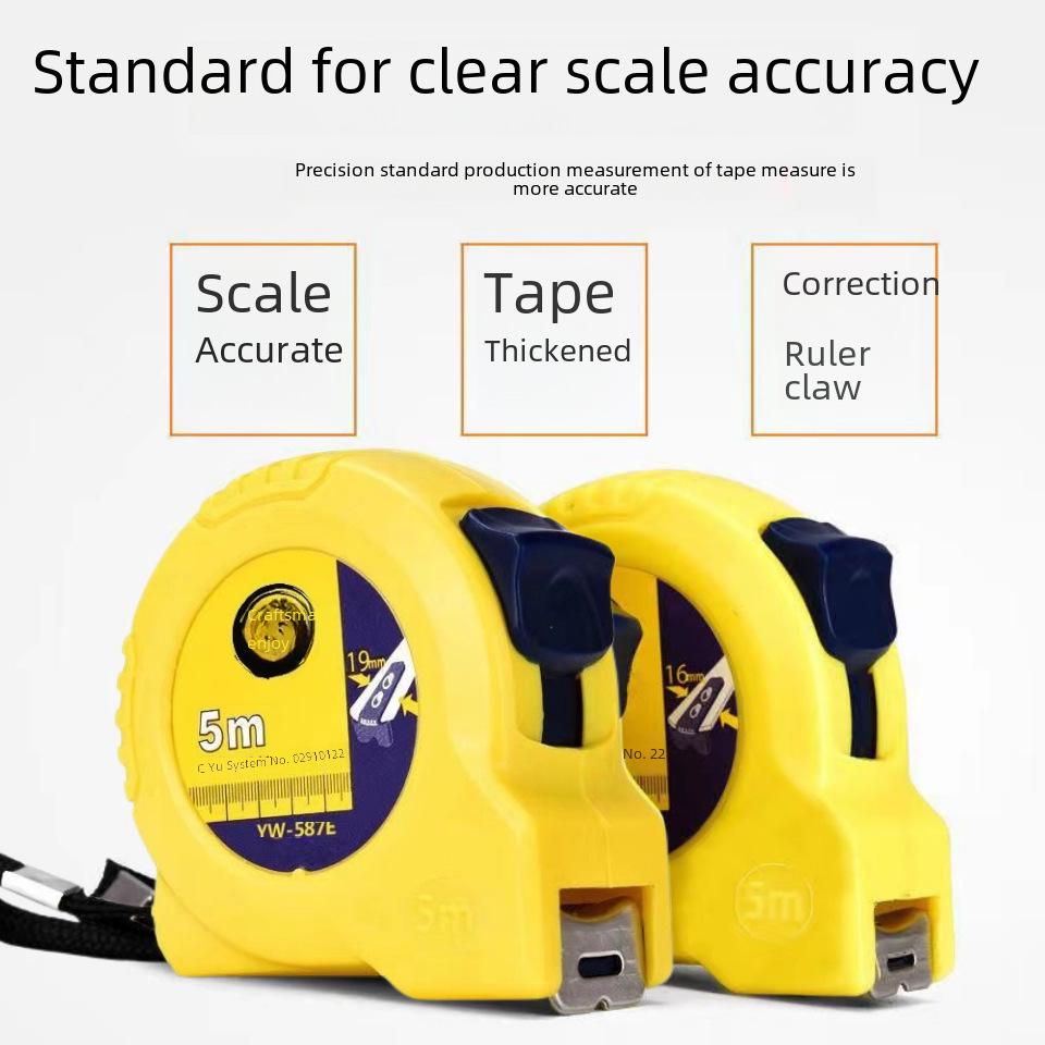 Stainless Steel Tape Measure - 3m, 5m, 7.5m, 10m Options, Thickened for Durability