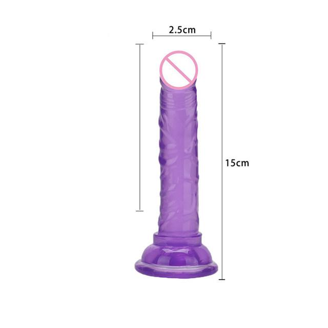 Realistic Dildo Anal Plug Masturbator Sex Toys for Couples Crystal Dildo With Super Strong Suction Women Penis G-Spot Anal Toys